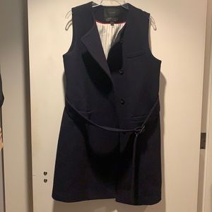 JCrew long sleeveless jacket